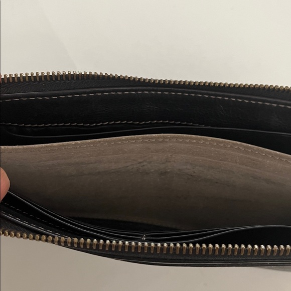 Marc Jacobs continental wallet Black GOLD HARDWARE Clutch made in Italy - Picture 6 of 8